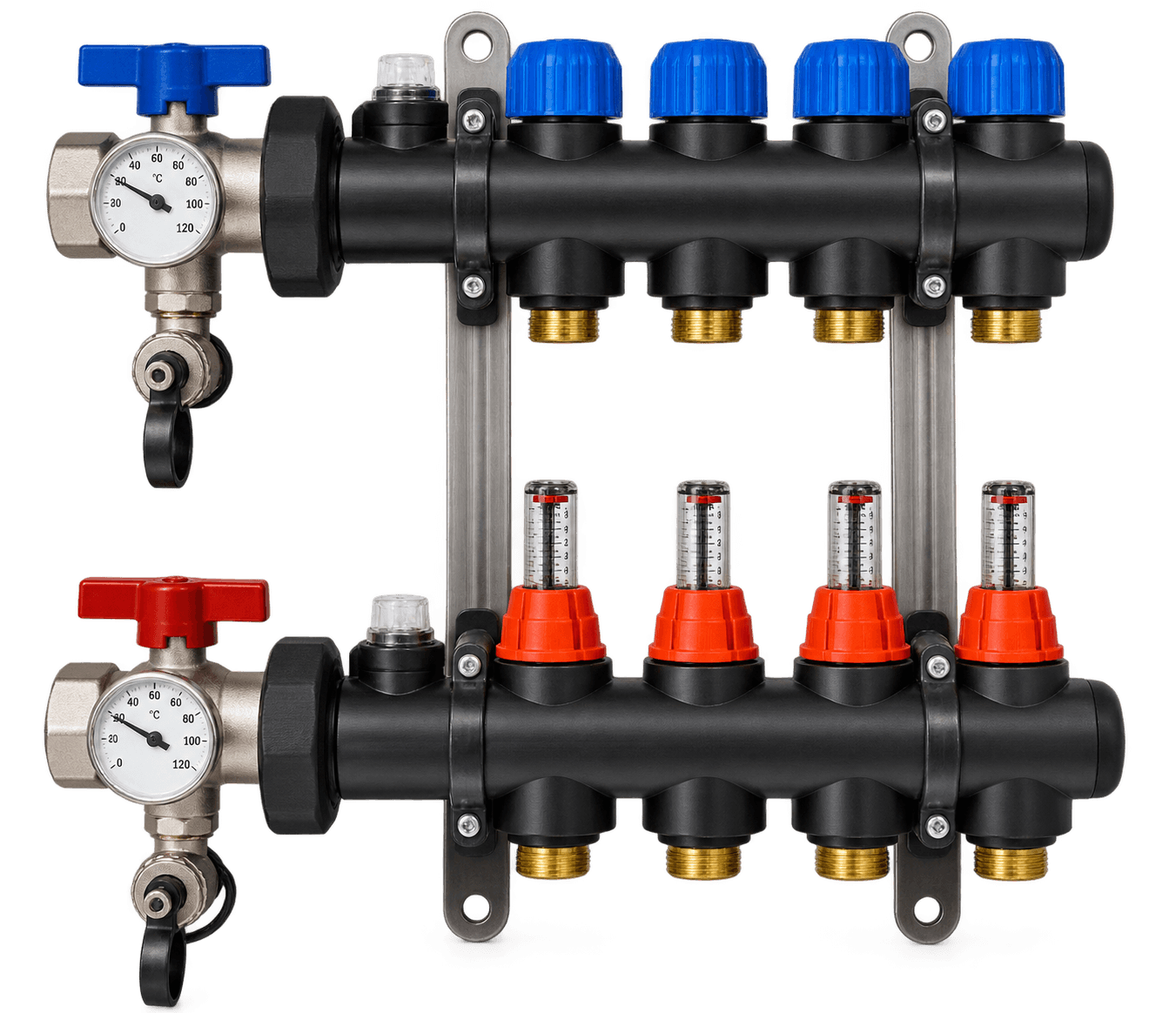 Begetube® Synthetic Manifoldkits 1" x 3/4EK > 4 loops - 1